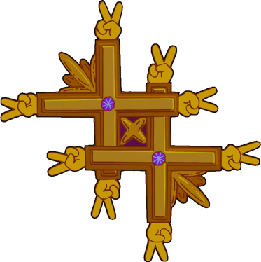 Dirty Double Cross Discord sticker