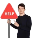 help Discord sticker