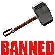 Banned Discord sticker