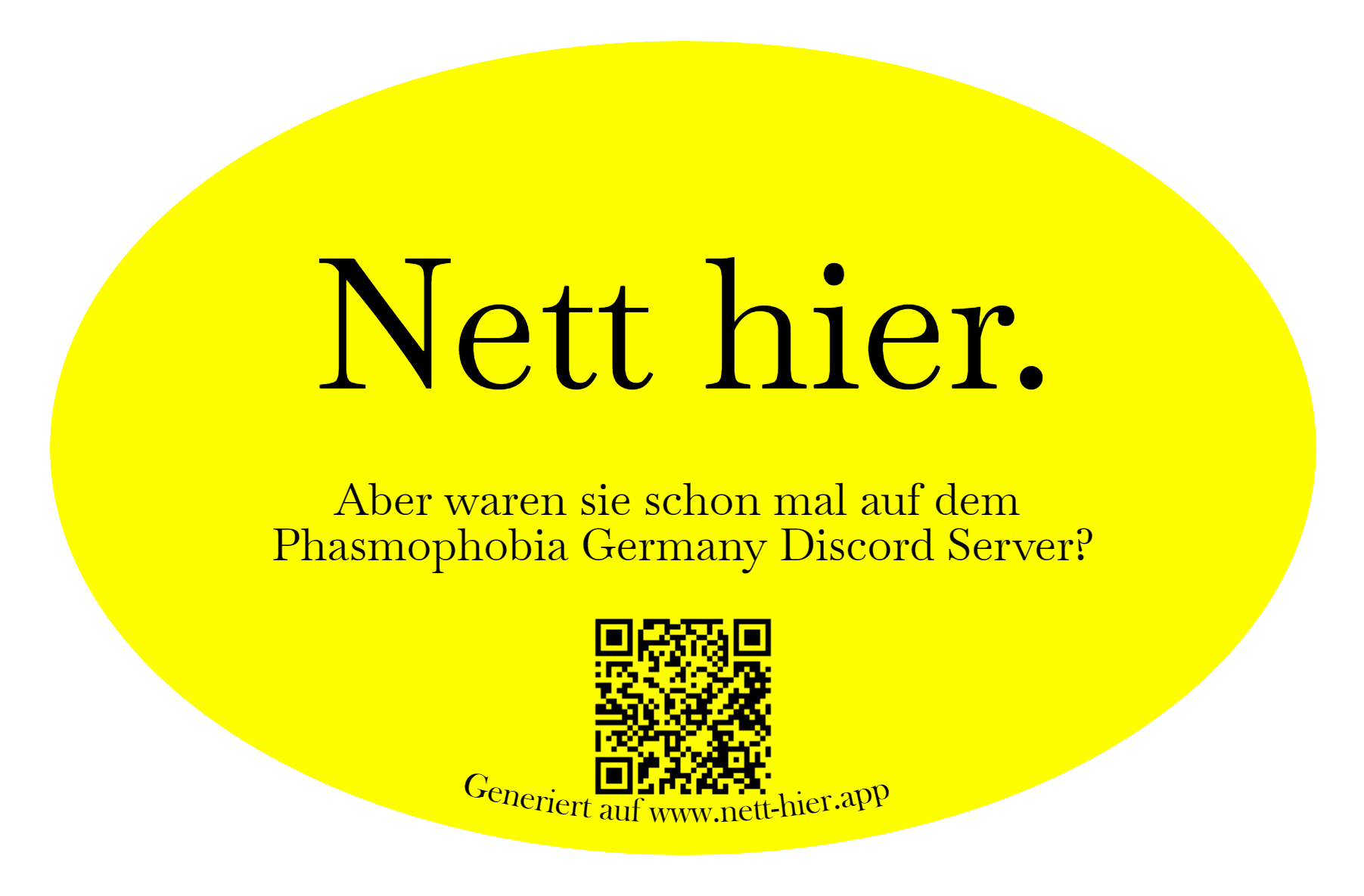 Nett hier. Discord sticker
