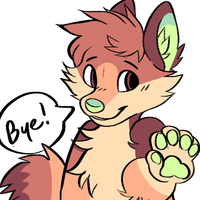 Bye :3 Discord sticker