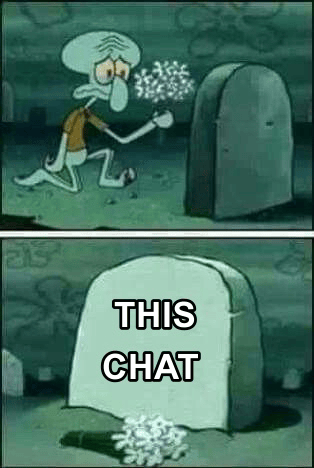 Squidward Dead Chat