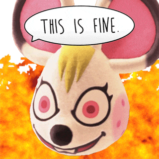 This Is Fine Discord sticker