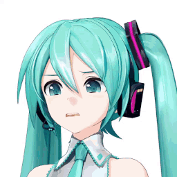 Miku Cringing Discord sticker