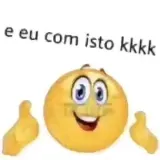 eu com isto Discord sticker