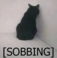 sobbing 