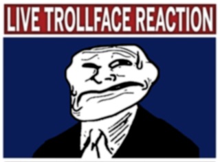 Live Trollface Reaction Discord sticker