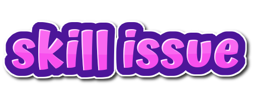 Skill Issue Discord sticker