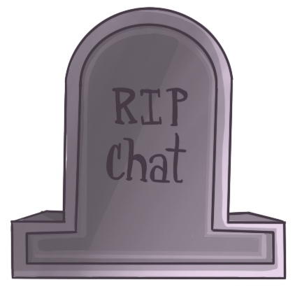 RIP Chat Discord sticker