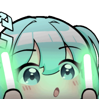Miku Lightstick Discord sticker