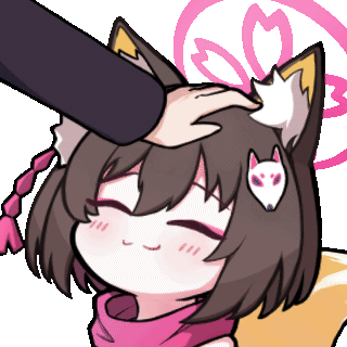 Izuna Headpat Discord sticker
