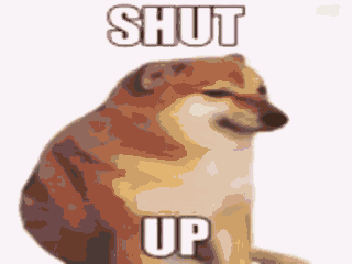 Shut up