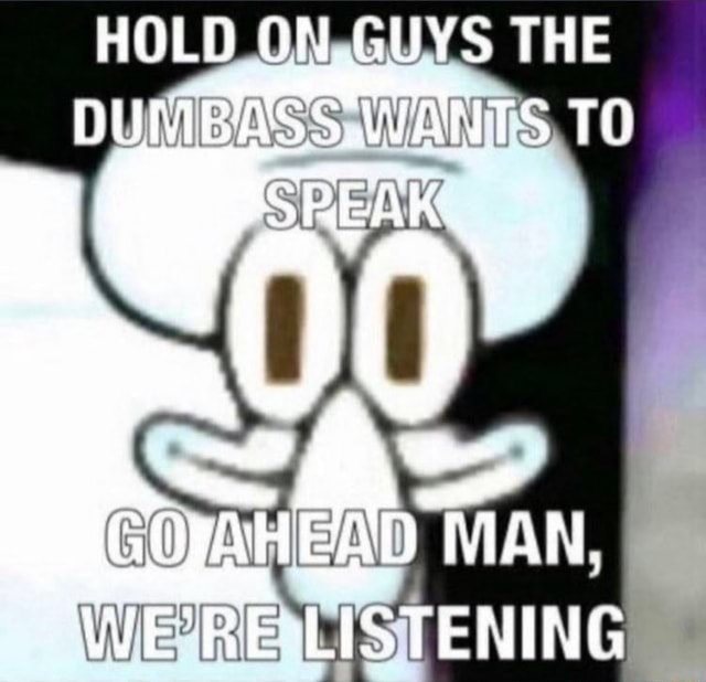 Squidward Lets the Dummy Speak