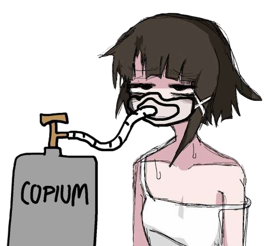 Lain Copium Discord sticker
