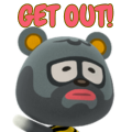Get Out Discord sticker