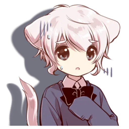 Cat Anxious Discord sticker