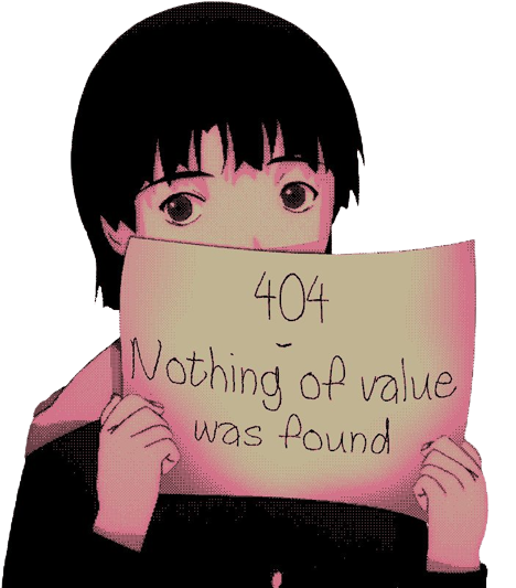 Lain NoValue Discord sticker