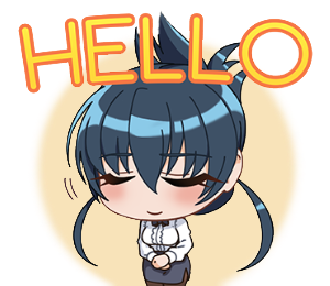 AsagiHello Discord sticker