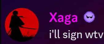 sign Discord sticker