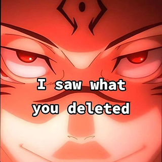 I Saw What You Deleted Discord sticker