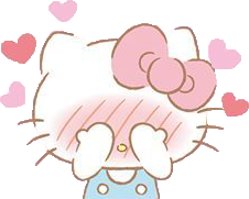Hello kitty blush Discord sticker