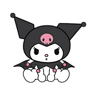 Kuromi sit Discord sticker