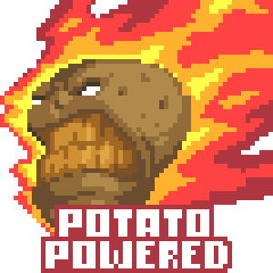 Potato Powered Discord sticker