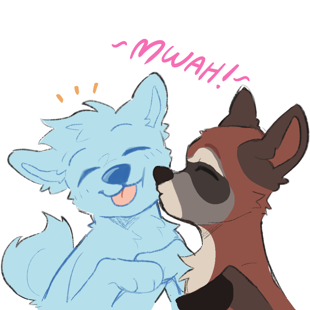 Evvy kiss Discord sticker