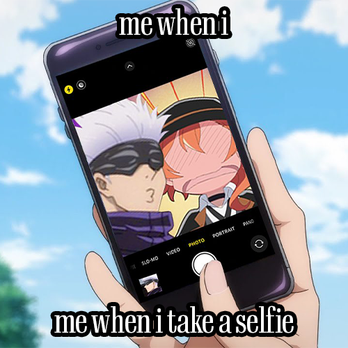 GojoChuuya Selfie Discord sticker