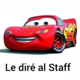 Le diré al staff Discord sticker