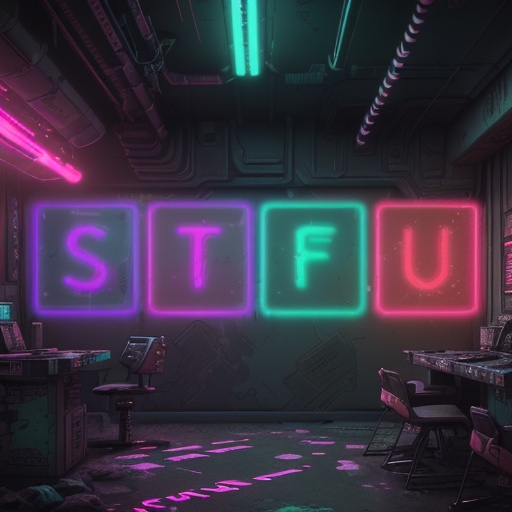 STFU Discord sticker