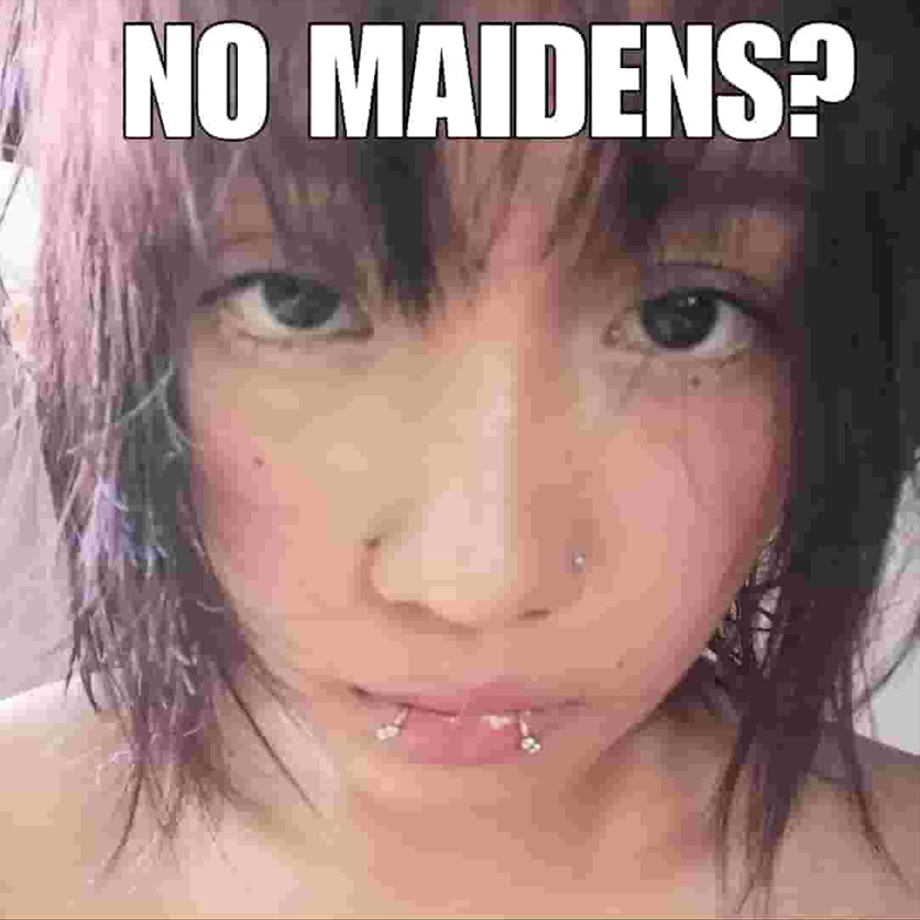 no maidens Discord sticker