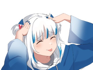 GuraBleh Discord sticker