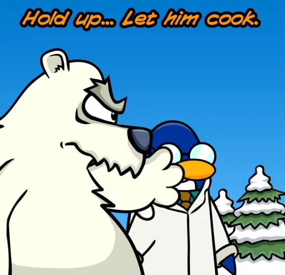 let him cook Discord sticker