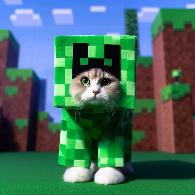 minecraft cat Discord sticker