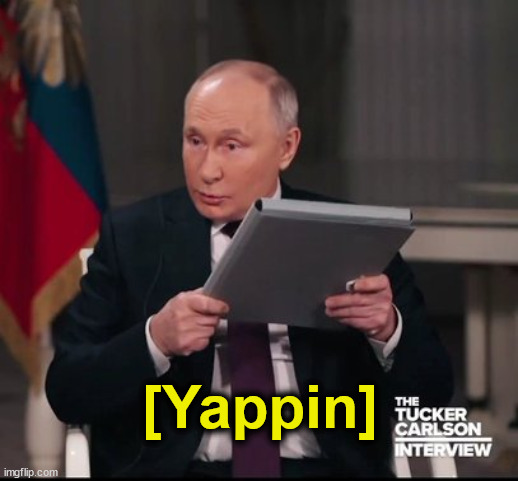 putin yappin Discord sticker