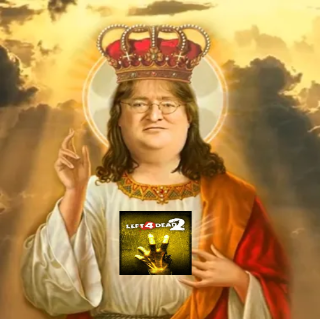 lord Gabe blessing us with l4d
