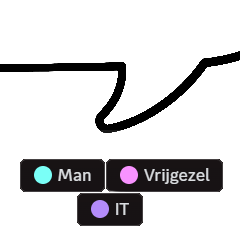 Man-Vrijgezel-IT Discord sticker