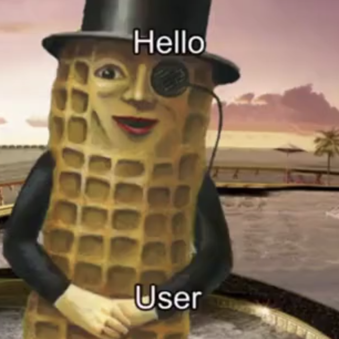 hello user Discord sticker
