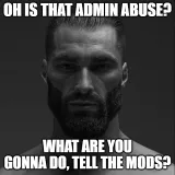 Admin Abuse Discord sticker