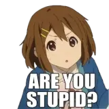 Are you Stupid? Discord sticker