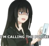Call the police Discord sticker