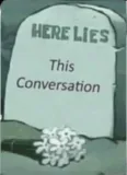 RIP Conversation Discord sticker