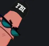 FBI OPEN UP Patrick Discord sticker