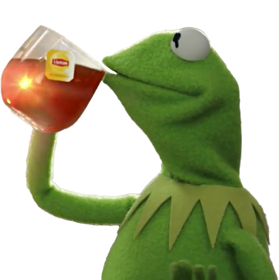 Tea | Kermit Discord sticker