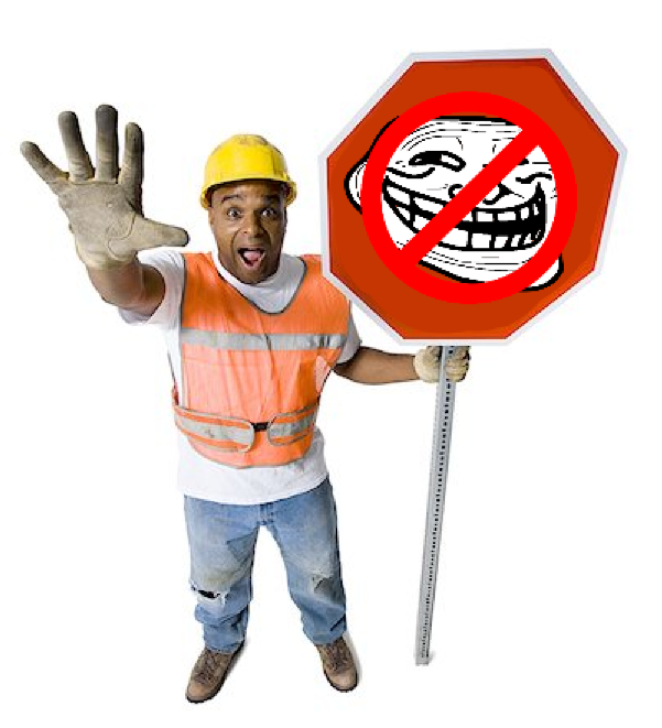 no trolling Discord sticker