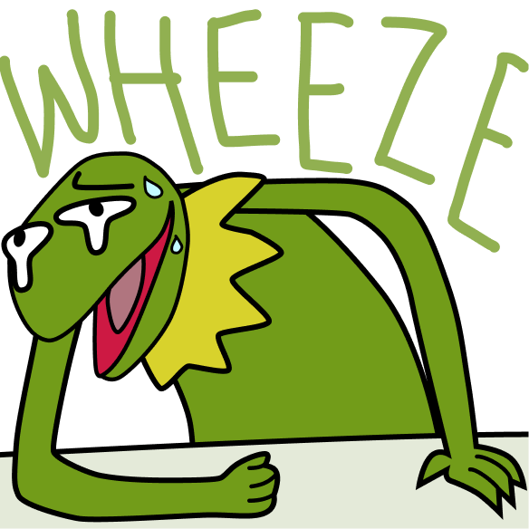 Wheeze | Kermit Discord sticker