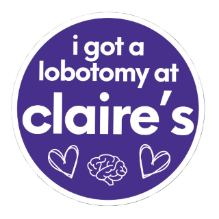 I got a lobotomy at claire's Discord sticker