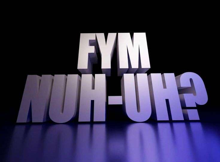 fym nuh uh Discord sticker