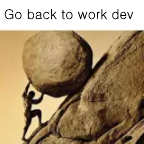 Go back to work dev